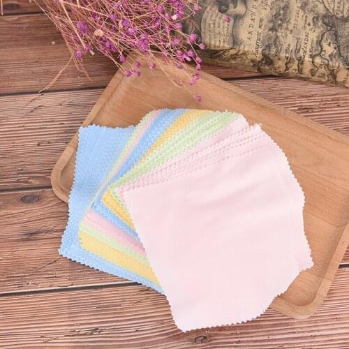 10pcs Microfiber Cleaner Cleaning Cloth For Phone Screen Camera Lens Eye Glasses