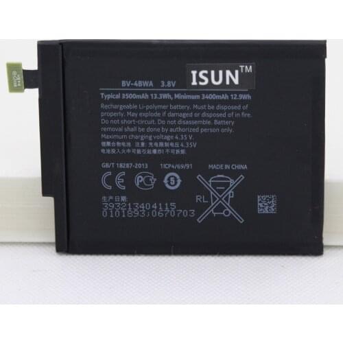 3500mAh BV-4BWA phone battery for Nokia Lumia 1320 Built-in BV4BWA mobile battery with tools adhesive
