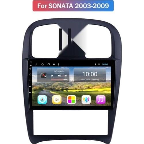 Android 10.0 System Quard Core 2G+32G WIFI HD 1024*600 Car GPS Nagavition For HYUNDAI SONATA 2003-2009 Car Radio With Screen