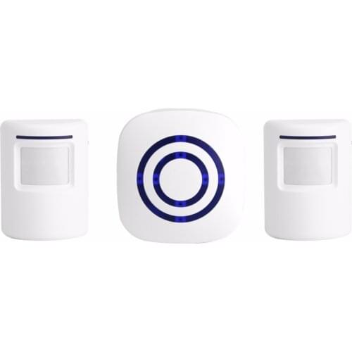 Wireless Motion Sensor Detector Gate Entry Door Bell Welcome Chime Alert Alarm EU Plug Smart Home Security Driveway Alarm