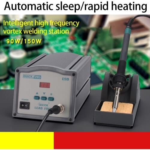 QUICK 205 150W Lead-free Digital Display High Power Soldering Station High-Power High-Frequency Rework Station