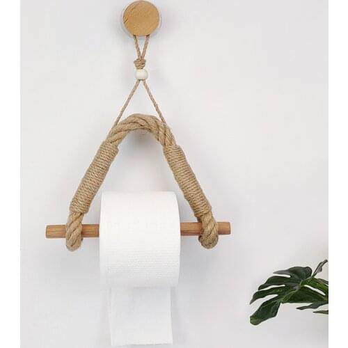 Toilet Paper Towel Holder Rack for Bathroom Home with Adhesive Wall Hook