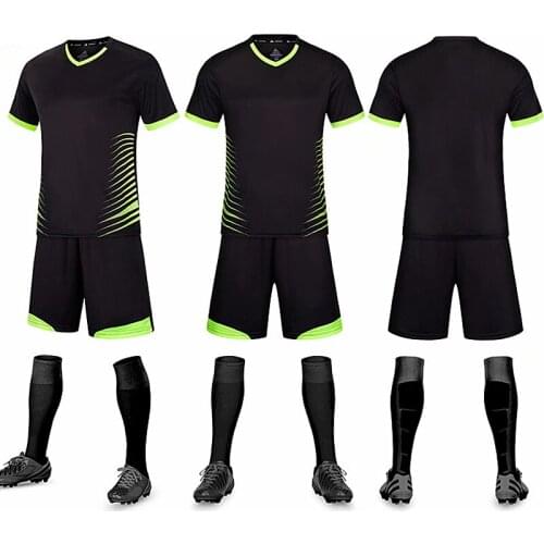 Adult Kids Soccer Jerseys Sets Mens Survetement Football Kits Boys Children Futbol Training Suit Sport Team Uniforms