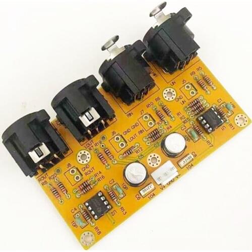 Hifi Home Power Amplifier Board Audio Balance Preamp Unbalanced To Balanced Balanced To Unbalanced RCA To XLR Board