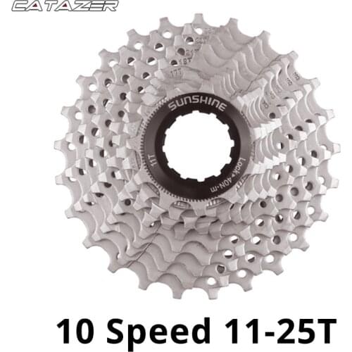 Road Bike Freewheel 11-25/28/32T Bicycle Flywheel Steel 10S Speed Cassette Freewheel for Shimano SRAM