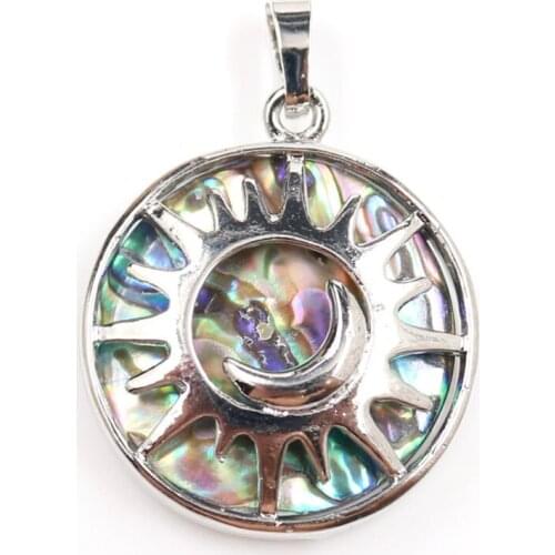 FYSL Silver Plated Many Style Abalone Shell Pendant for Party Gift Ethnic Style Jewelry