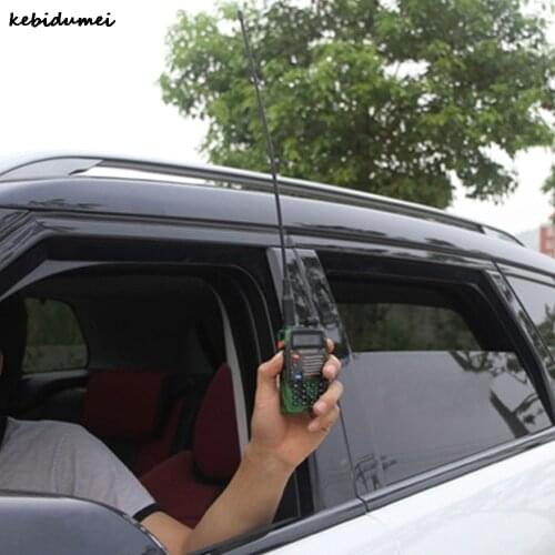 Kebidumei 10 Pcs/lot Flexible Dual Band Antenna For NA-771 SMA-F 144/430MHz Antenna for Baofeng UV-5R for Kenwood Wholesale