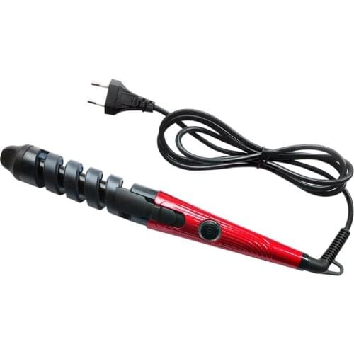 Compact tourmaline ceramic spiral curling iron Curl Curler Ceramic lightweight and ergonomic rotating electric cord