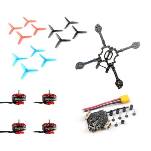 Larva X HD FPV Racing Drone DIY Accessories Kit 125mm Frame Kit Crazybee F4 PRO V3.0 Flight Controller EX1203 1203 6200KV Motors