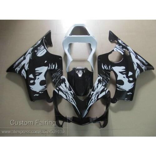Injection bodywork fairing kit for Honda CBR600 F4I 01 02 03 white black fairings CBR600 F4I 2001-2003 SD05