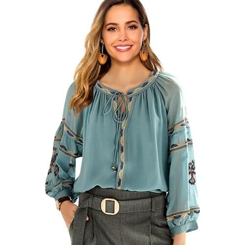 Le Luz Women's Blue Shirts