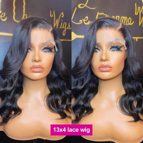 Luvin Short Bob 5x5 Closure Wig Body Wave 13x4 Lace Frontal Human Hair Wigs for Black Women Brazilian Natural Pre Plucked Hairli