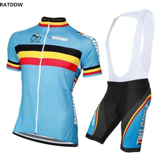 New Summer Team belgium cycling clothing sets Roupa maillot Cycling Jersey Cycling Clothing/Mountain Bike Bicycle Clothes