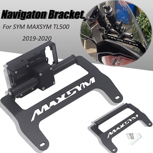 NEW 2020 Motorcycle For SYM MAXSYM TL 500 TL500 Front Phone Stand Holder Smartphone Phone GPS Navigaton Plate Bracket