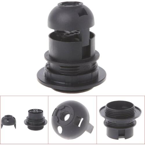 2021 New E27 Lamp Bulb Holder Edison Screw Cap Socket White/Black Pendant Ceiling Light