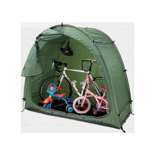 Outdoor cycling tent parking mountain bike folding garage household bicycle groceries storage tent