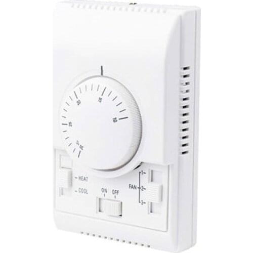 BC108B mechanical knob thermostat central air conditioning fan coil control switch panel