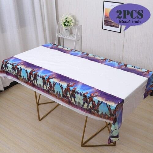 Battle Royale Plastic Tablecloth Tablecover Video Game Birthday Party Supplies Decorations
