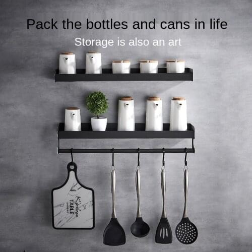 Kitchen-Shelf Storage Rack, Wall-Mounted Multifunctional Utensils Storage Rack for Knife Rest, Shovel and Chopsticks