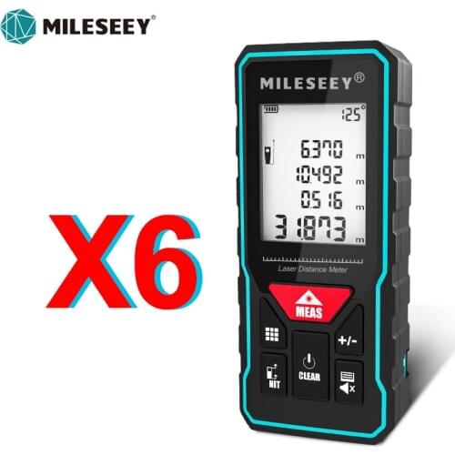 Mileseey Laser Distance Measure Mini Handheld Digital Laser Distance Meter Rangefinder Measurer