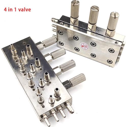 3 In 1 /4 in 1 Dental Valve Control Dental Chair Air / Water Diaphragm Membrane Valve Dental Equipment