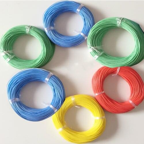 AFR250 30/0.08 ultra-fine tetrafluoro film wrapped silver-plated high temperature wire +250 degree 0.15 square aviation wire