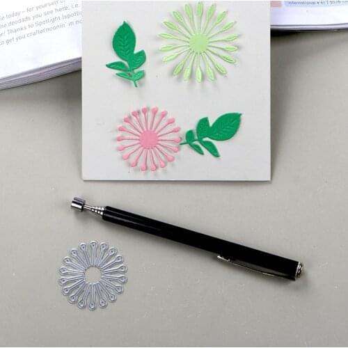 Die cutting tools 13cm quality extendable magnet pen black coated easy for picking your cutting dies up