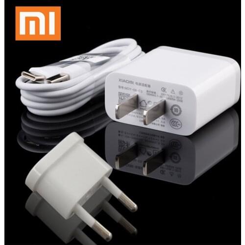 XIAOMI Redmi Note 8 7 K20 Pro QC3.0 Quick Charger 12V/1.5A Adapter USB TYPE-C Cable For Mi 9 pro 9T 8 a2 a1 5 6 f1 Max 3 mix 2s