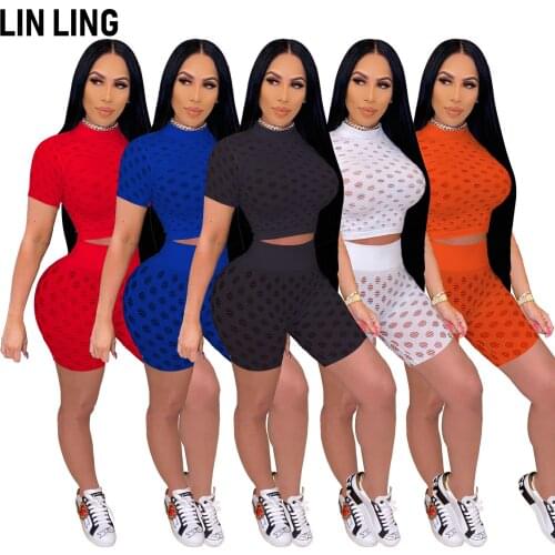 LINLING Womens See Through Fishnet Short Sleeve Drawstring Romper Jumpsuit Bathing Suit Cover Up Women Summer Clothes