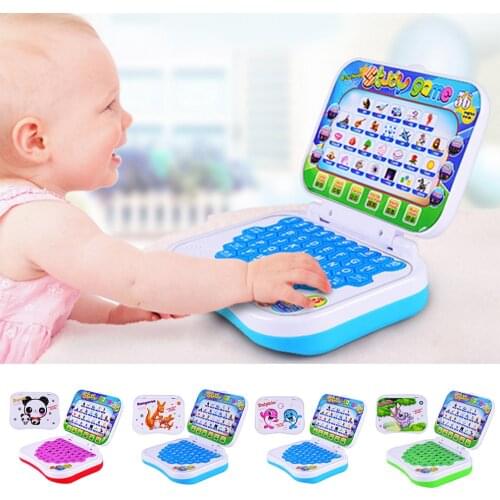 1Pcs Multifunctional Security Plastic Early Interactive Mini Pronunciation Learning Educational Computer Machine Toys for Baby