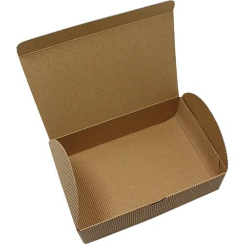 20Pcs pape box 18*12*5cm DIY Corrugated Kraft Paper Cake Box Moon Cake Paper Cardboard Boxes Gift Cookie Storage