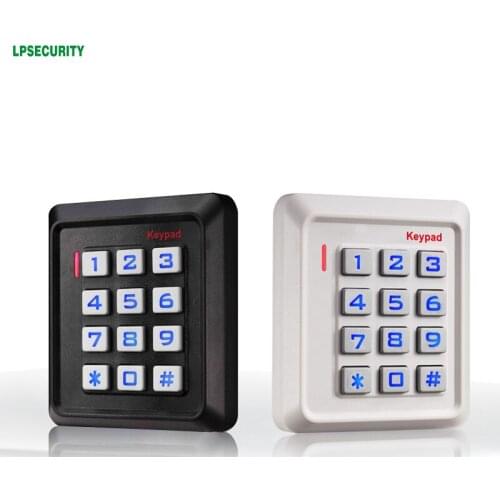 2000 Capacity K30 Black/White Multi-function standalone Backlit Keypad Access Controller support EM ID card