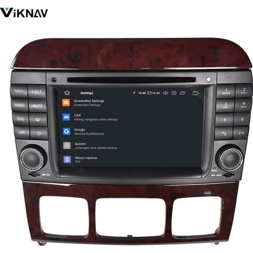 2din android car radio for Benz S W220 1998-2005 car multimedia player touch screen GPS navigation auto stereo receiver