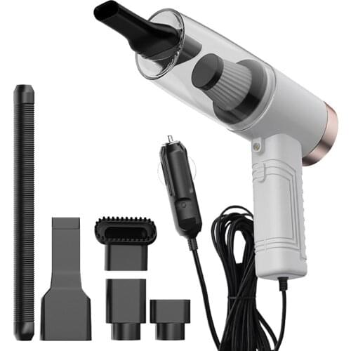 Car Vacuum Cleaner Portable Handheld Wet/Dry dual-use Car Vacuum Cleaner 3600pa With Aromatherapy Lamp For Auto Home Interior