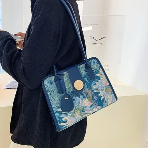 Big 2021 Fashion Handbags This Year Popular Shoulder Underarm Square Bag hand tote