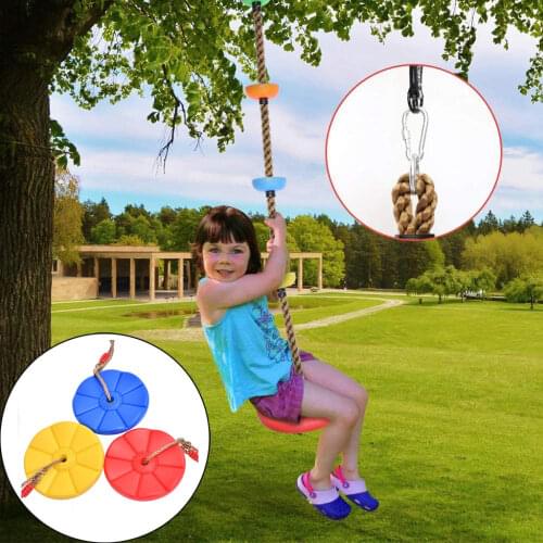 Children Swing Disc Toy Seat Kids Swings Outdoor Playground Hanging Garden Play Entertainment Activity