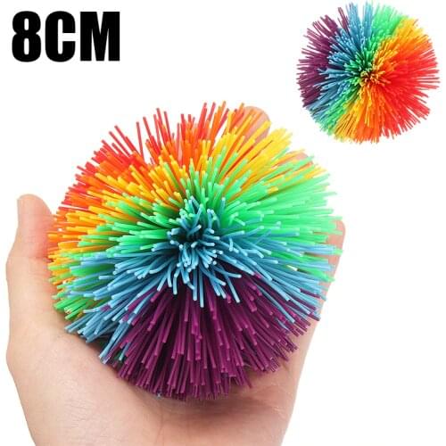 High Quality Kids Soft Stress Toy Ball Silicone Ball Sensory Stretchy Stress Relief Toy Ball For Kids