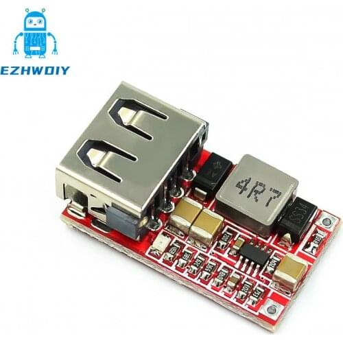 Efficiency 97.5% DC-DC step-down module 6-24V12V24V to 5V3A car USB mobile phone charger