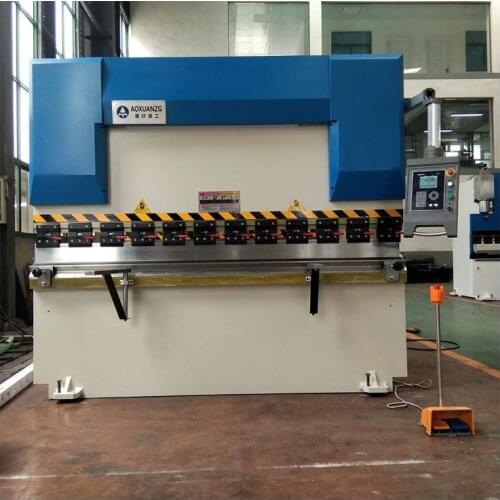 WC67Y-80T/3200 automatic metal sheet bending machine hydraulic CNC press brake with DA41S
