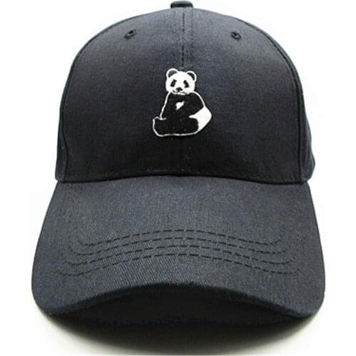 Panda embroidery cotton Casquette Baseball Cap hip-hop cap Adjustable Snapback Hats for kids men women 90