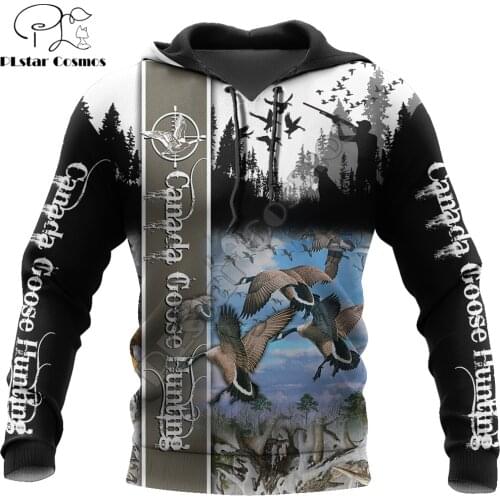 Beautiful Goose Hunting 3D All Over Printed Hoodie Men Sweatshirt Unisex Streetwear Zip Pullover Casual Jacket Tracksuits KJ0236