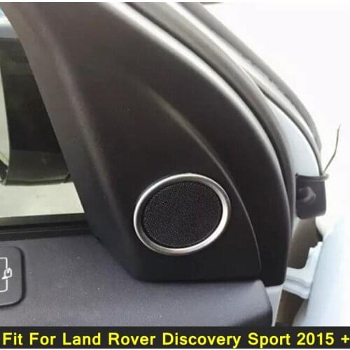 Lapetus Interior Styling Door Audio Speaker Decorative Circle Ring Frame Cover Trim For Land Rover Discovery Sport 2015 - 2019