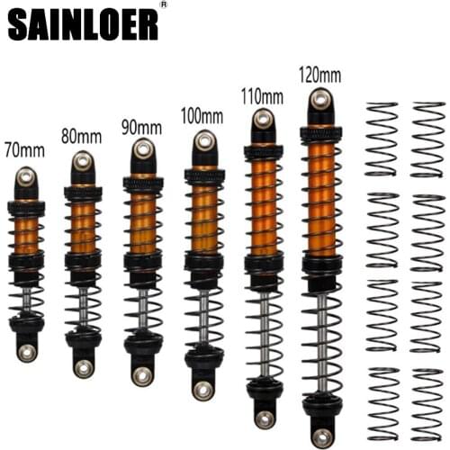 SAINLOER ROCK CRAWLER Suspension Oil Shock Absorber 70MM 80MM 90MM 100MM 110MM 120MM For SCX10 D90 Spectra TRX-4 90046 RC Car