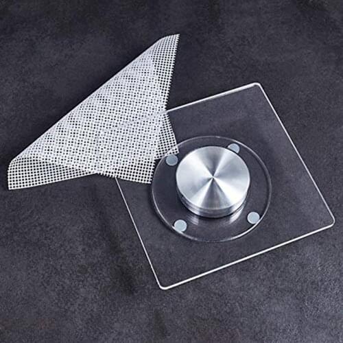 DIY Cake Baking Tools Metal Cake Plate Turntable Rotating Anti-Skid Round Cake Stand Decorating Rotary With 6 Scriber Needles