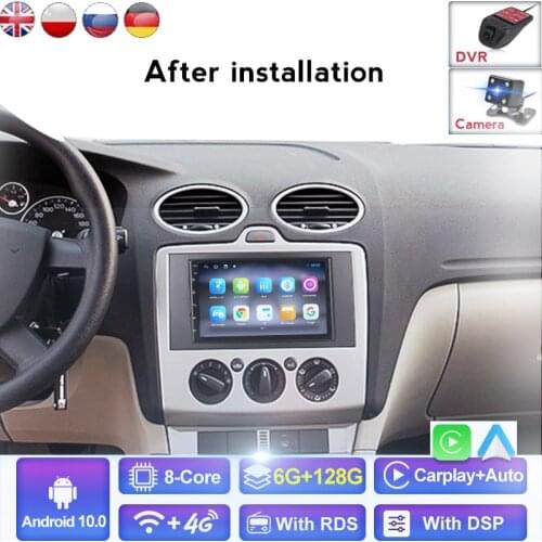 7" Quad Core Android Car Multimedia Radio Player For Ford Focus 2 Car GPS Navigtion For C-Max S-Max Fusion Transit Fiesta
