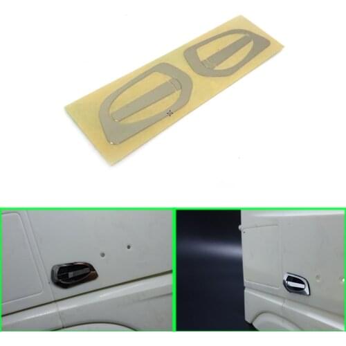 Door Handle Whole Stickers for 1/14 Tamiya RC Truck Trailer tipper Benz Actros 3363 1851 Car Diy Parts