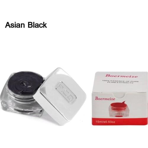 Asian Black Tattoo Inks Pigment PCD Permanent Makeup Eyebrow Eyeliner Microblading Beauty Cosmetic Non-toxic Inks Tattoo Machine