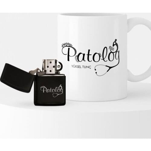 Personalized Pathologist Lighter and Mug Set