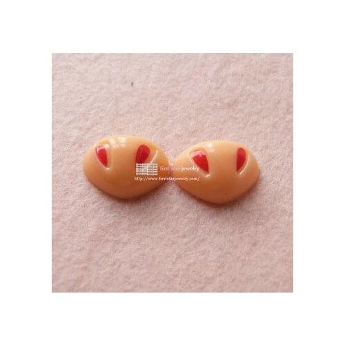 13*18mm flat toy noses without stem 100pcs