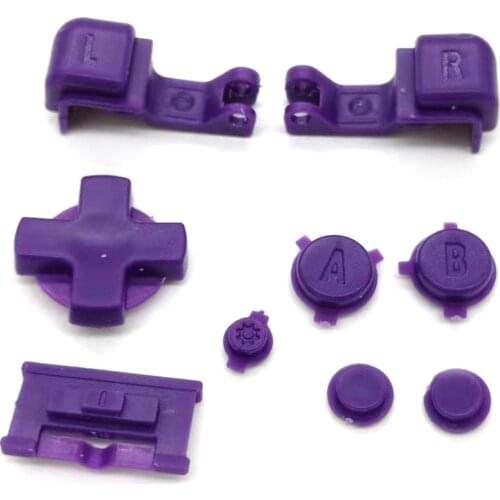Plastic Full Button Set For GBA SP A B Select Start Power On Off L R Buttons D Pad